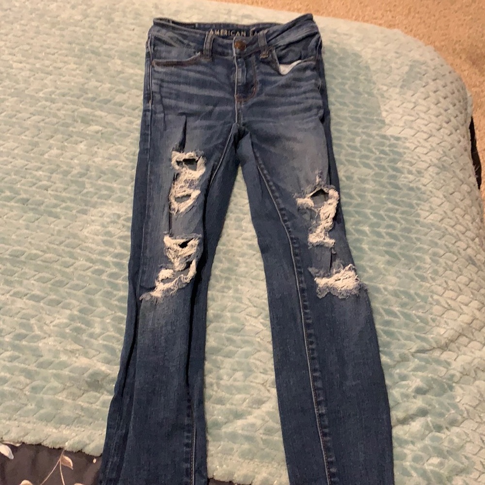 American Eagle High-Waisted Skinny Jean, 00-Short.